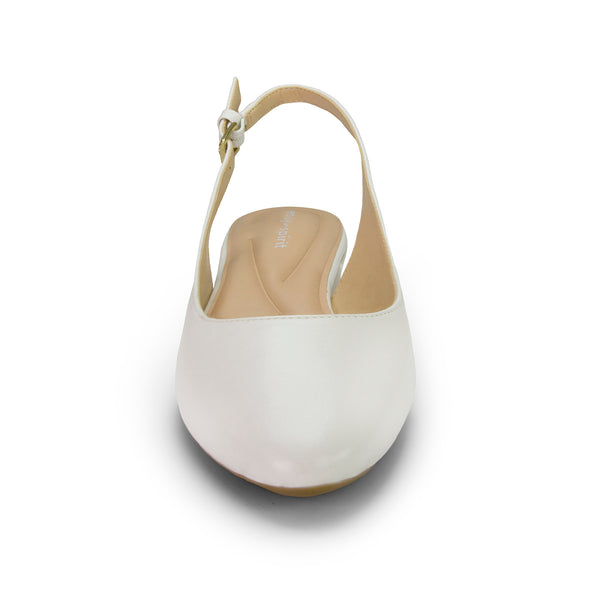 Easy Spirit Cassius Slingback Pumps Ivory Patent
