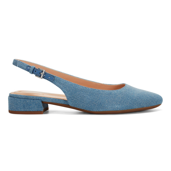 Easy Spirit Cassius Slingback Pumps Light Denim