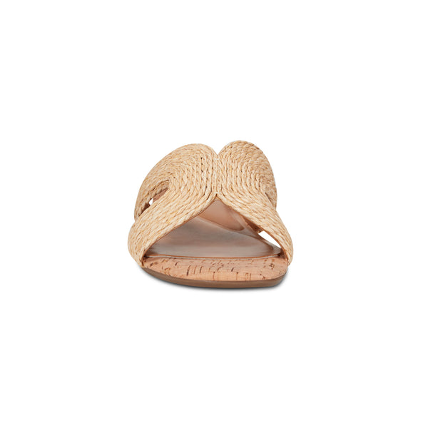 Easy Spirit Christy Slide Sandals Natural Raffia