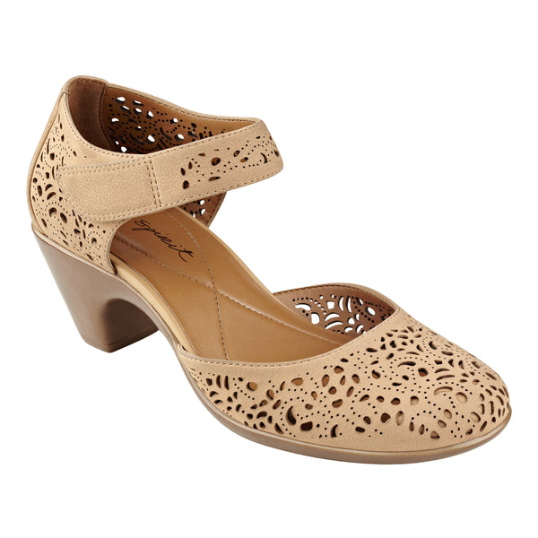 easy spirit Cindie Mary Jane Heels Biscuit