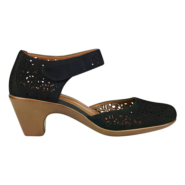 Easy Spirit Cindie Mary Jane Heels Black