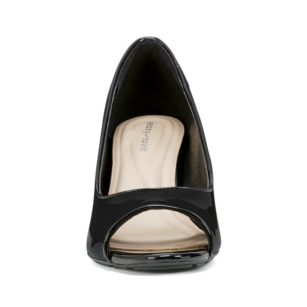 Easy Spirit Coleen Peep Toe Wedges Black