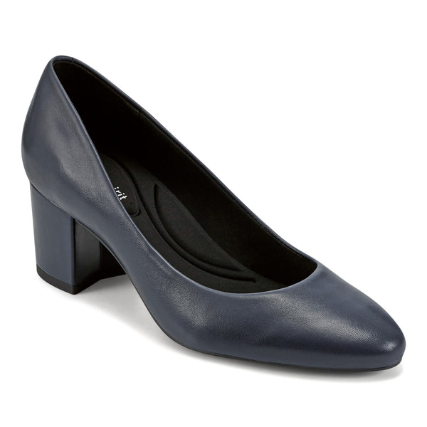 Easy Spirit Cosma Pumps Navy Leather