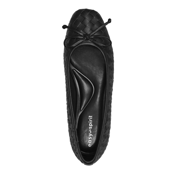 Easy Spirit Dayanna Woven Ballet Flats Black