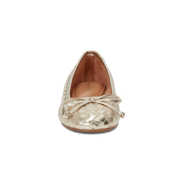 Easy Spirit Dayanna Woven Ballet Flats Gold