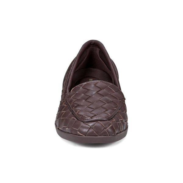 Easy Spirit Devitt Casual Flats Brown Leather