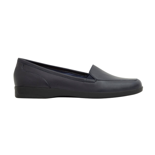 Easy Spirit Devitt Casual Flats Dark Blue Leather