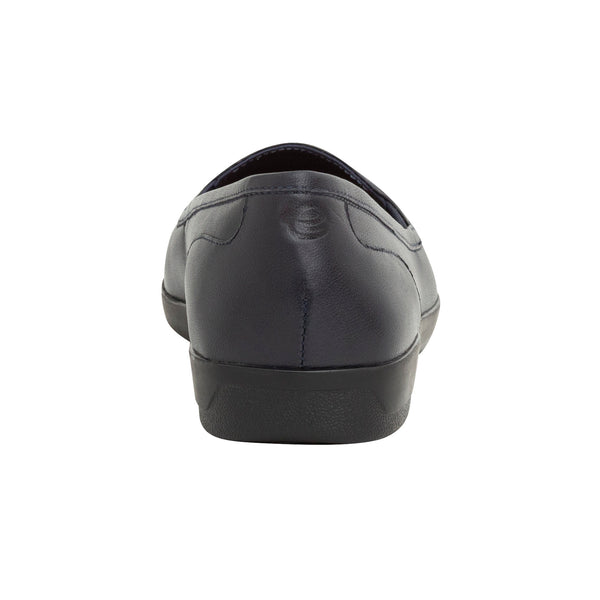 Easy Spirit Devitt Casual Flats Dark Blue Leather