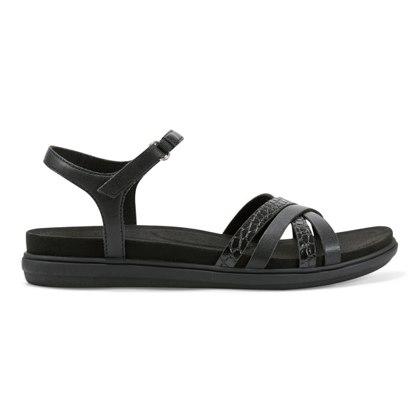 Easy Spirit Dottle Flat Ankle Strap Sandals
