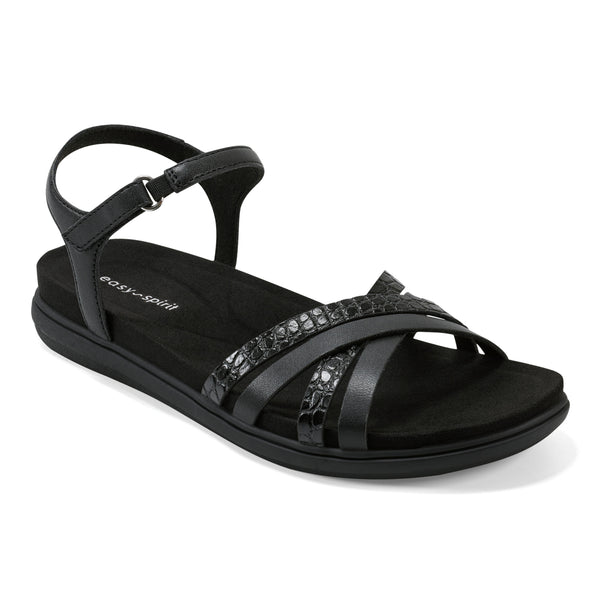 easy spirit Dottle Flat Ankle Strap Sandals