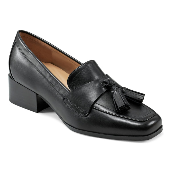 easy spirit Drew Dress Loafers Black Leather