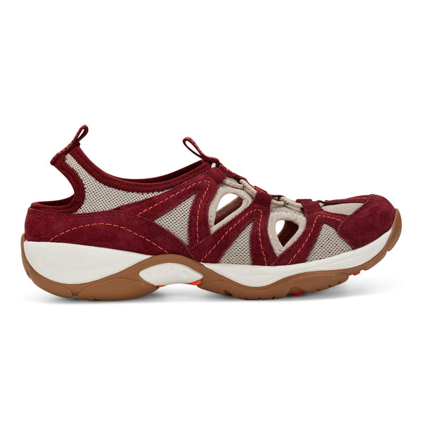 Easy Spirit Earthen Walking Shoes Dark Red