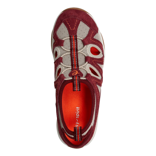 Easy Spirit Earthen Walking Shoes Dark Red