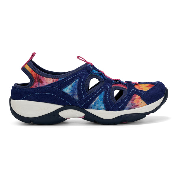 Easy Spirit Earthen Walking Shoes Navy Tie Dye