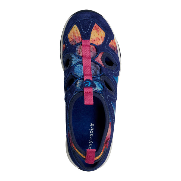 Easy Spirit Earthen Walking Shoes Navy Tie Dye