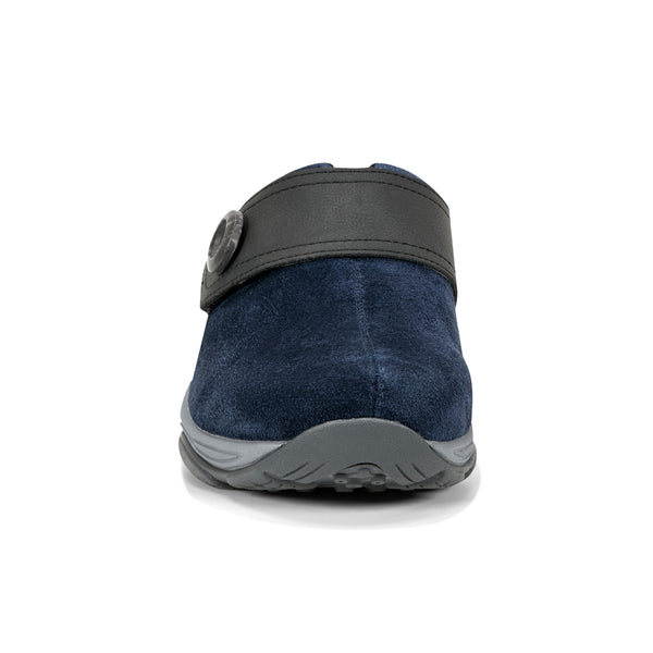Easy Spirit Edline Slip On Casual Clogs Navy Suede