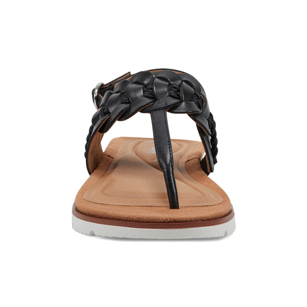 Easy Spirit Elaine Flat Sandals Black