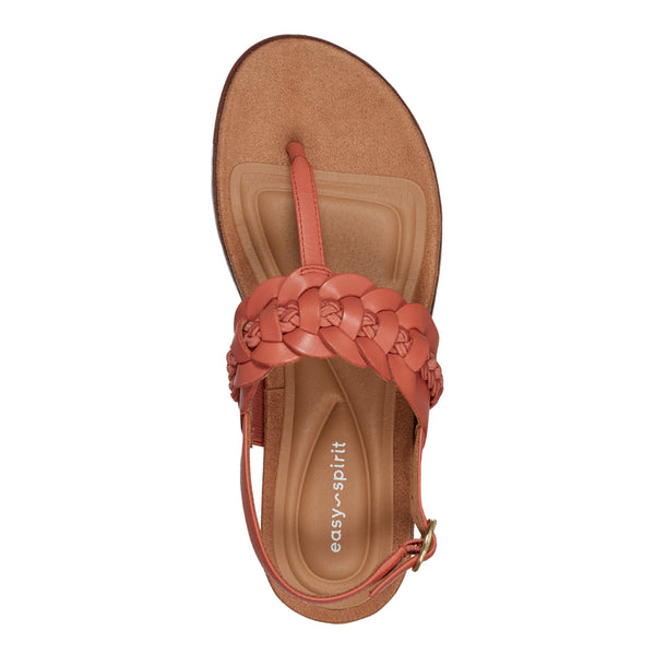 Easy Spirit Elaine Flat Sandals Orange