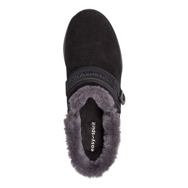 Easy Spirit Elinn Casual Clogs Black Suede