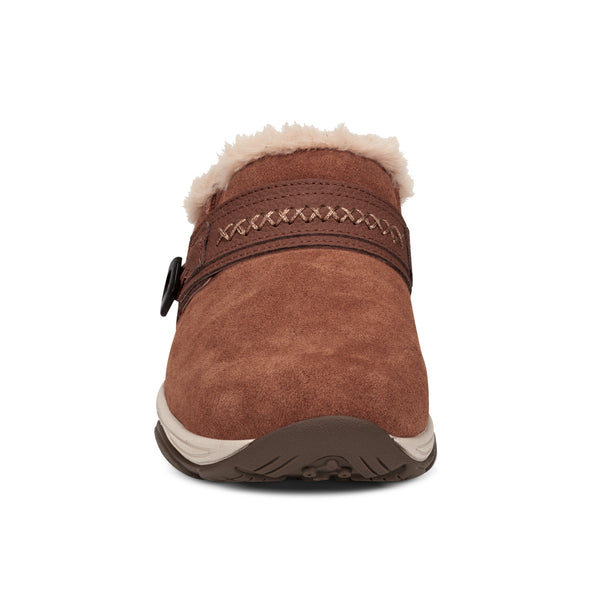 Easy Spirit Elinn Casual Clogs Brown Suede