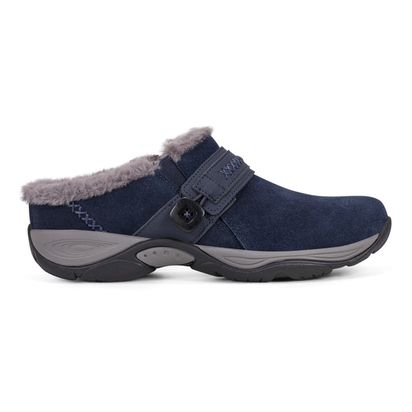 Easy Spirit Elinn Casual Clogs Navy Suede