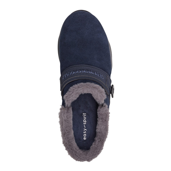 Easy Spirit Elinn Casual Clogs Navy Suede