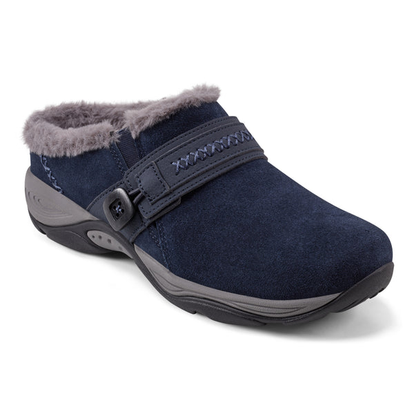 easy spirit Elinn Casual Clogs Navy Suede
