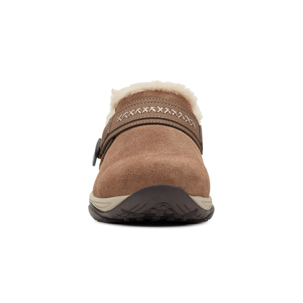 Easy Spirit Elinn Casual Clogs Taupe Suede
