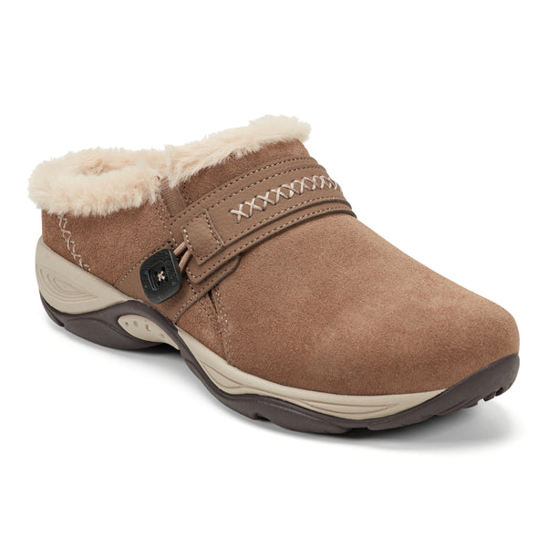 easy spirit Elinn Casual Clogs Taupe Suede