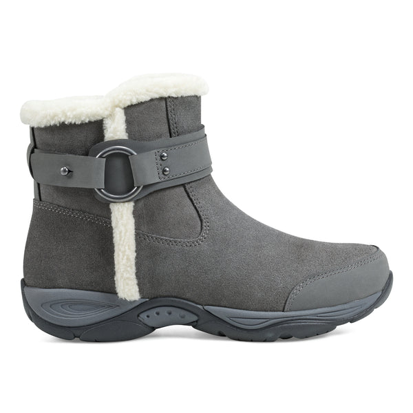 Easy Spirit Elinor Cold Weather Booties Grey Suede