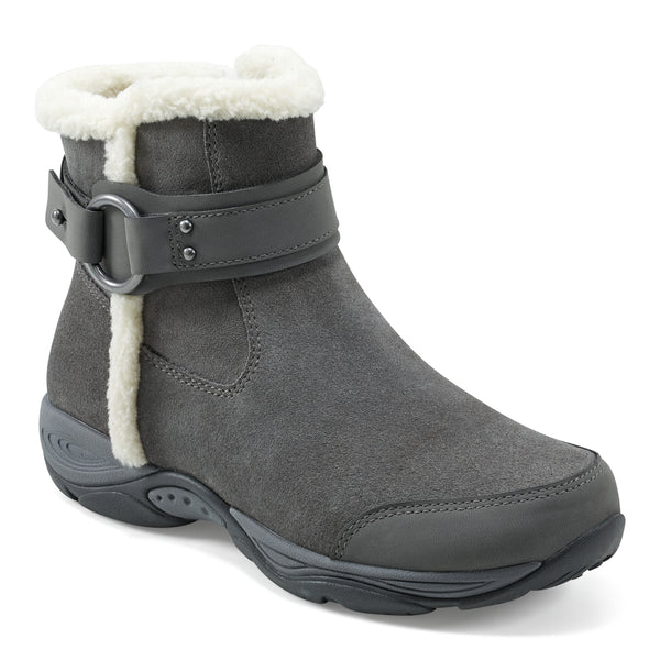 Easy Spirit Elinor Cold Weather Booties Grey Suede