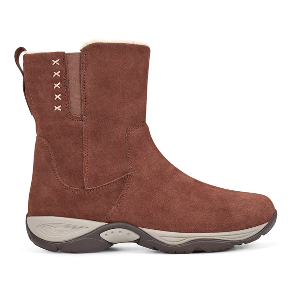 Easy Spirit Elisha Casual Boots Brown Suede