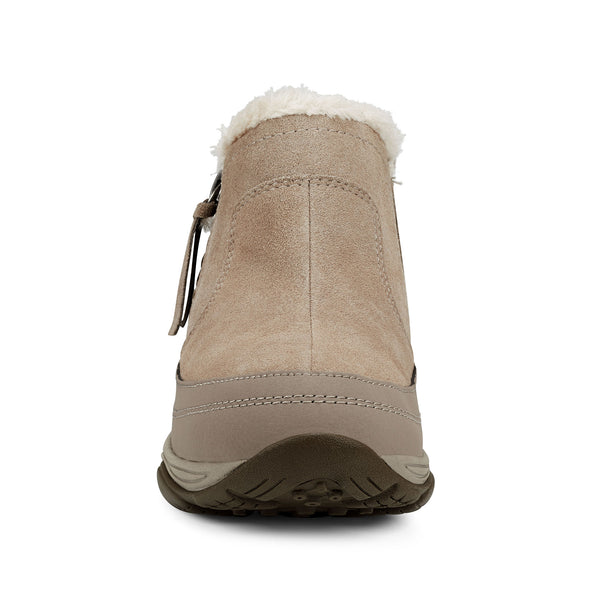 Easy Spirit Epic Cold Weather Booties Tan Suede