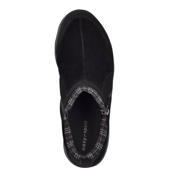 Easy Spirit Evony Casual Booties Black Suede