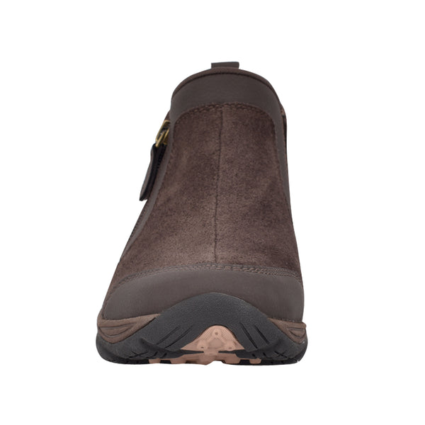 Easy Spirit Evony Casual Booties Dark Brown Suede