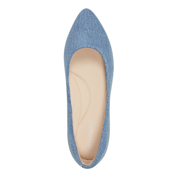Easy Spirit Fellia Ballet Flats Blue Denim