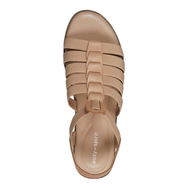 Easy Spirit Gadyi Flat Sandals Beige