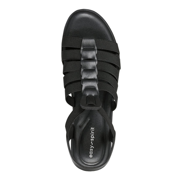Easy Spirit Gadyi Flat Sandals Black