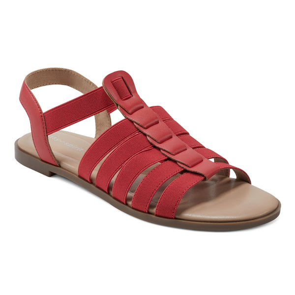 Easy Spirit Gadyi Flat Sandals Coral