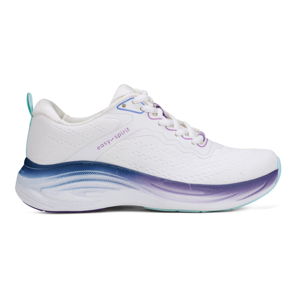 Easy Spirit Gallop Walking Shoes White/Purple