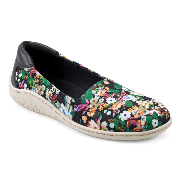 easy spirit Gift Slip On Flats Black Floral