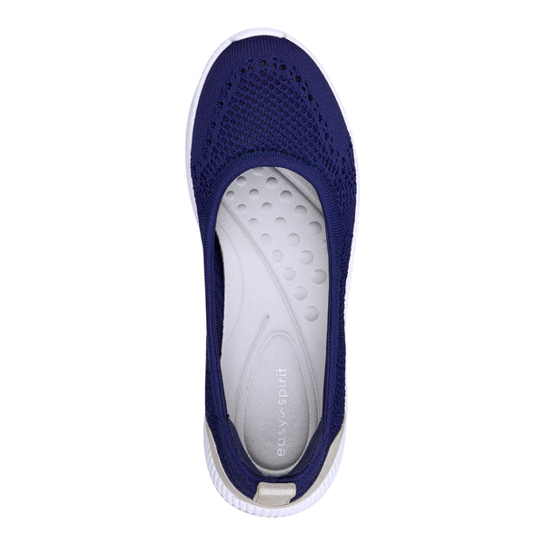 Easy Spirit Glitz Walking Shoes Dark Blue Knit