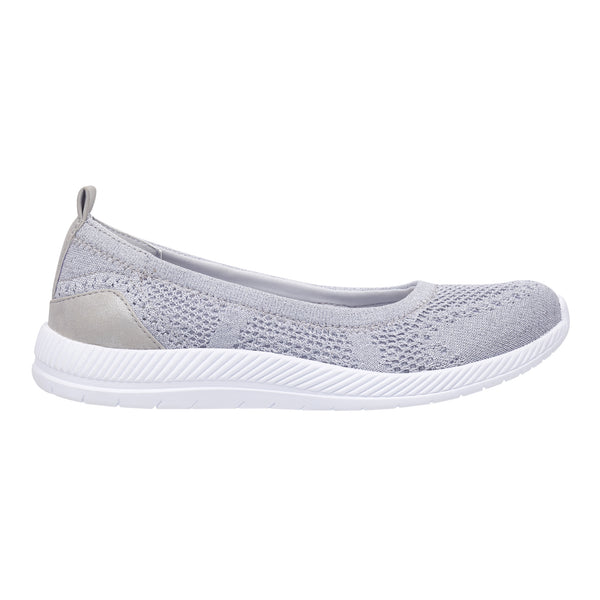 Easy Spirit Glitz Walking Shoes Silver Knit