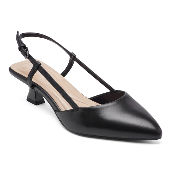 easy spirit Havana Slingback Pumps Black Leather