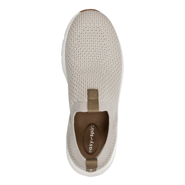 Easy Spirit Hoda Walking Shoes Light Grey Knit