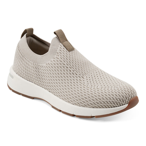 easy spirit Hoda Walking Shoes Light Grey Knit