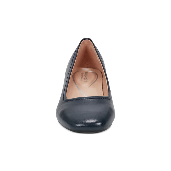 Easy Spirit Jain Dress Pumps Navy Leather