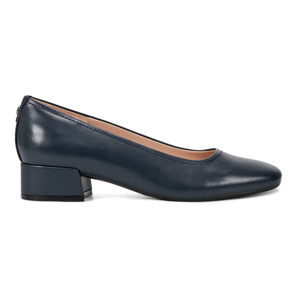 Easy Spirit Jain Dress Pumps Navy Leather