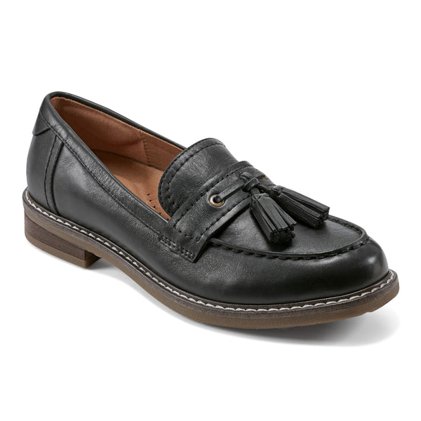 easy spirit Janelle Casual Loafers Black Leather