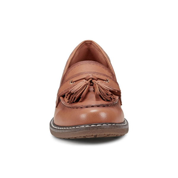 Easy Spirit Janelle Casual Loafers Brown Leather